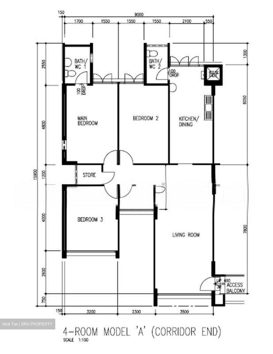 Blk 345 Yishun Avenue 11 (Yishun), HDB 4 Rooms #560582611
